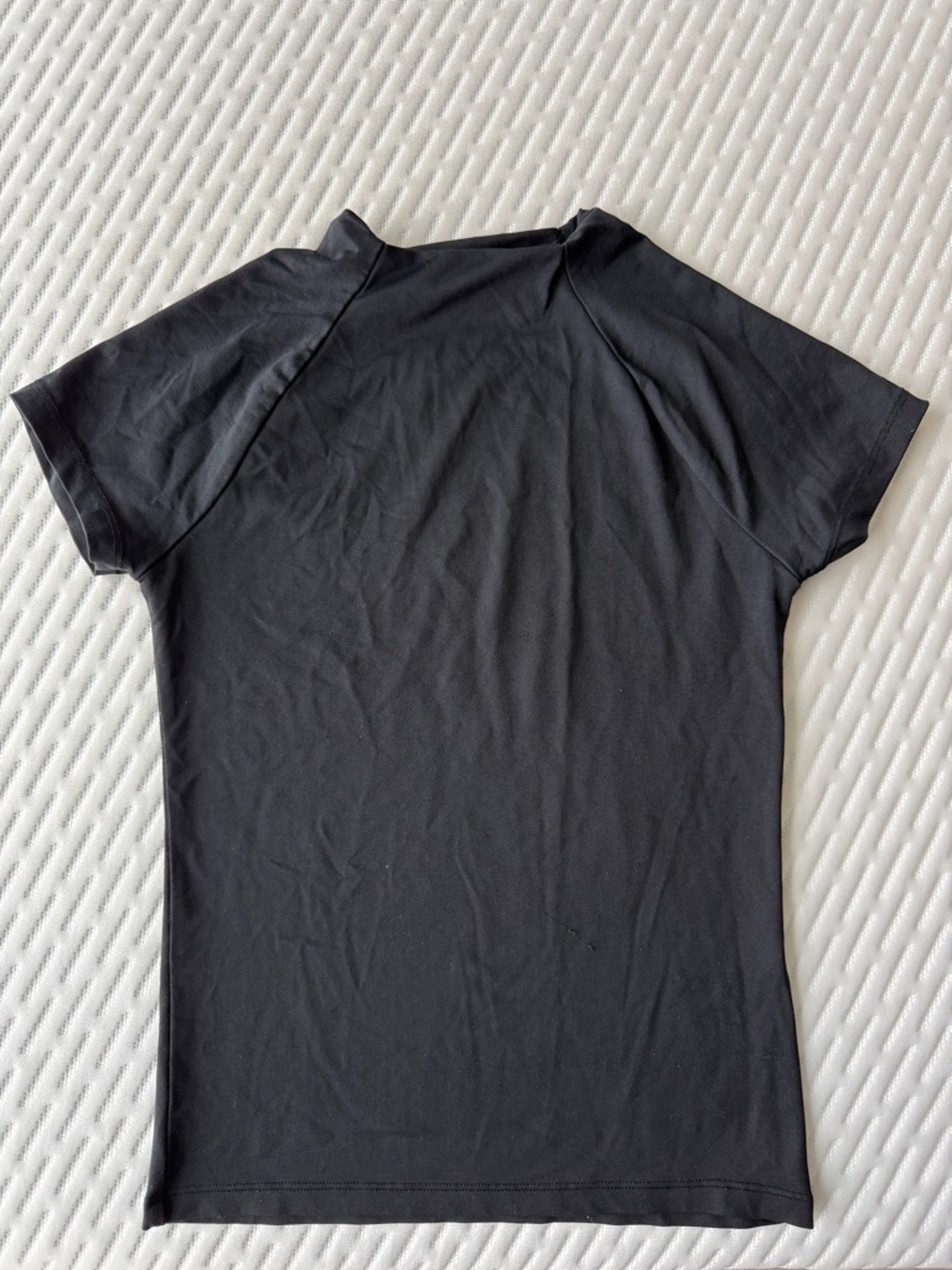 Zara Black Short Sleeve Crewneck Tee